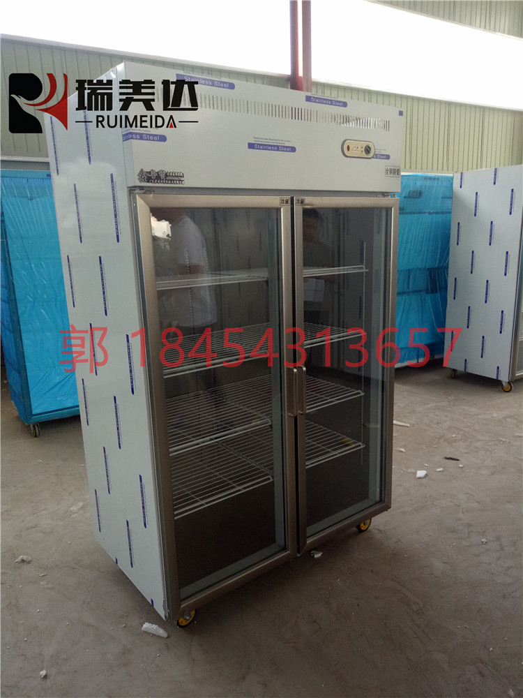 節(jié)能立式商用廚房四門冰柜四六門冰箱冰柜冷藏冷凍冰柜雙溫保鮮柜